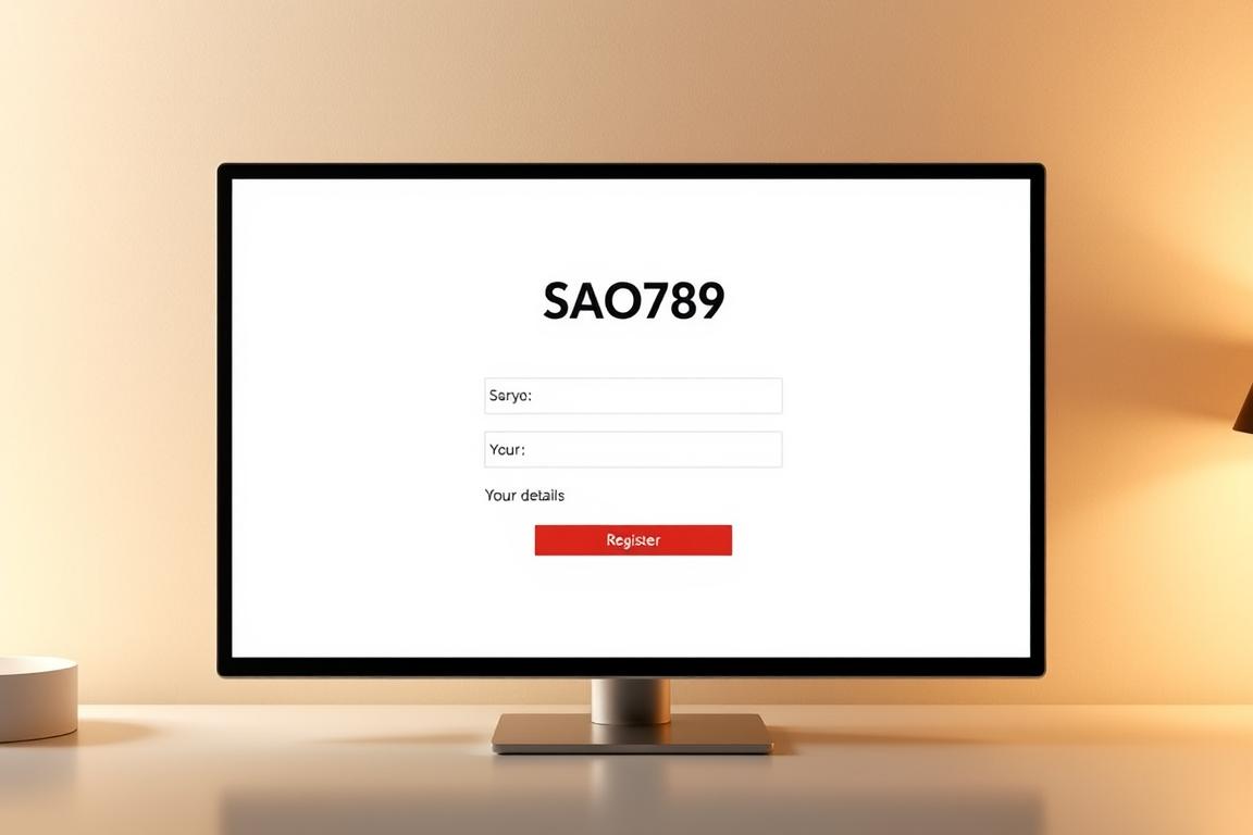 Đăng ký tài khoản SAO789