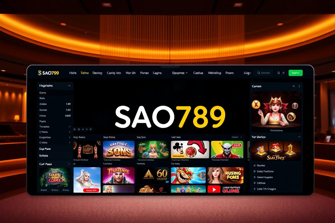SAO789 cổng game đổi thưởng trực tuyến